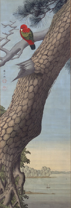 松に唐鳥図