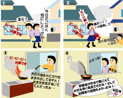 近所の人が気付く