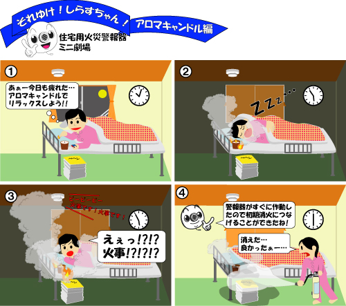 4コマ漫画アロマテラピー