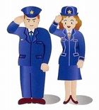 敬礼イラスト