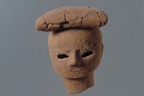 人物埴輪の頭部