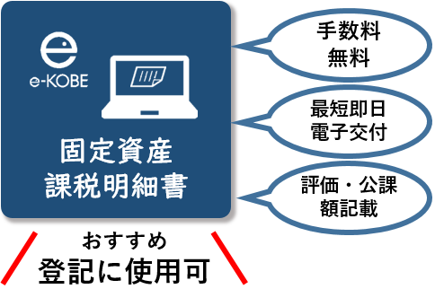 固定資産課税明細書（登記に利用可）