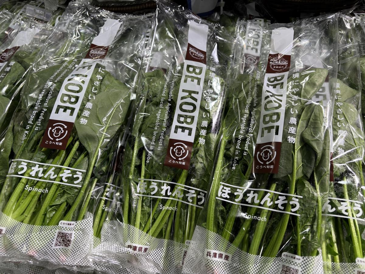 こうべ旬菜ほうれん草写真
