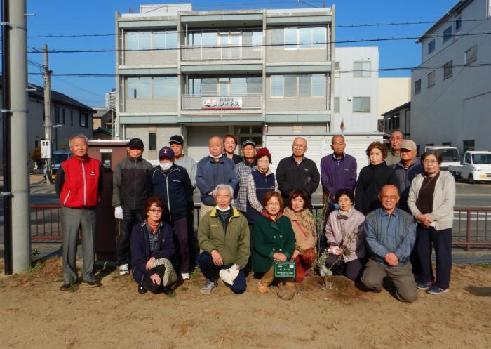 写真：駒ヶ林公園記念植樹会