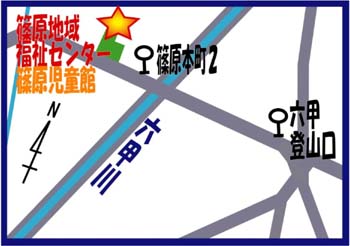 篠原地域福祉センターの地図