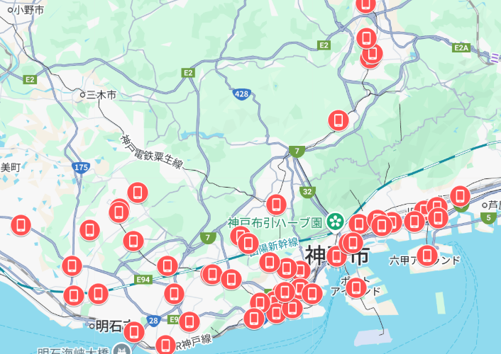 小型家電リサイクル回収ボックスマップ