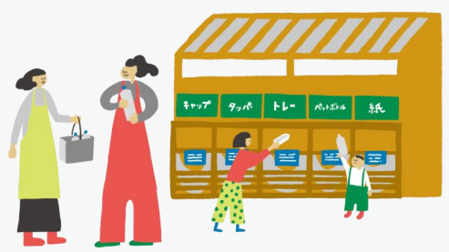 資源回収のイラスト