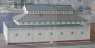 和楽園の水族館模型