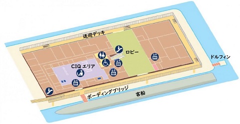 中突堤2Fフロアマップ