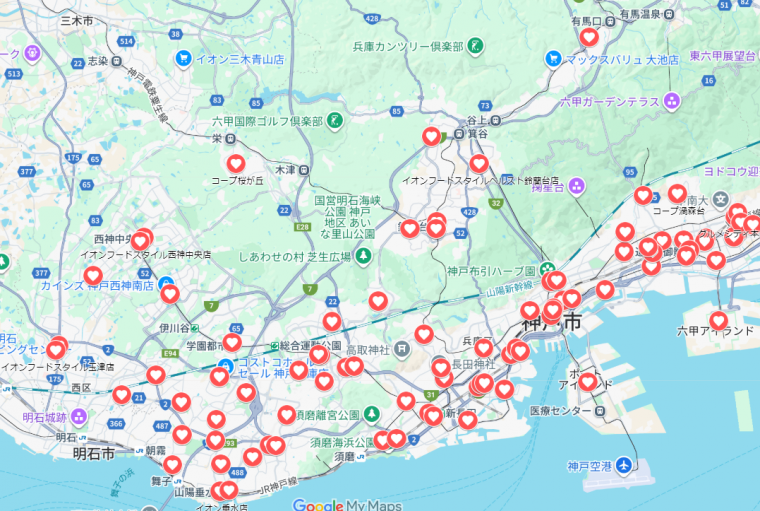 フードドライブ拠点マップ