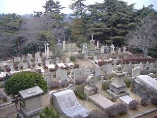 外国人墓地の写真