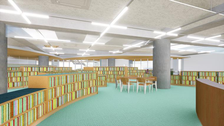 新垂水図書館内観（3F）