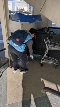 名谷駅前キャンペーンの様子