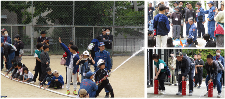 灘中央防コミ総合防災訓練