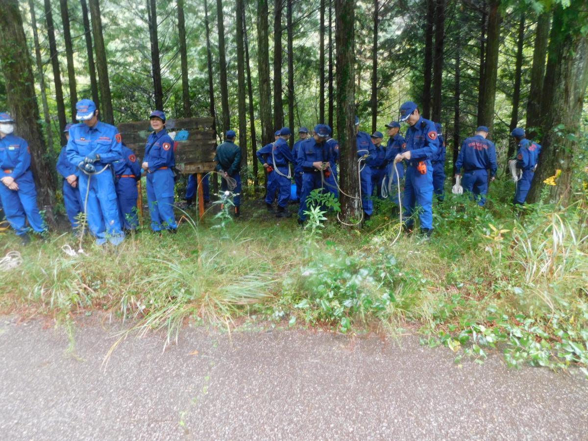 ロープ結索訓練