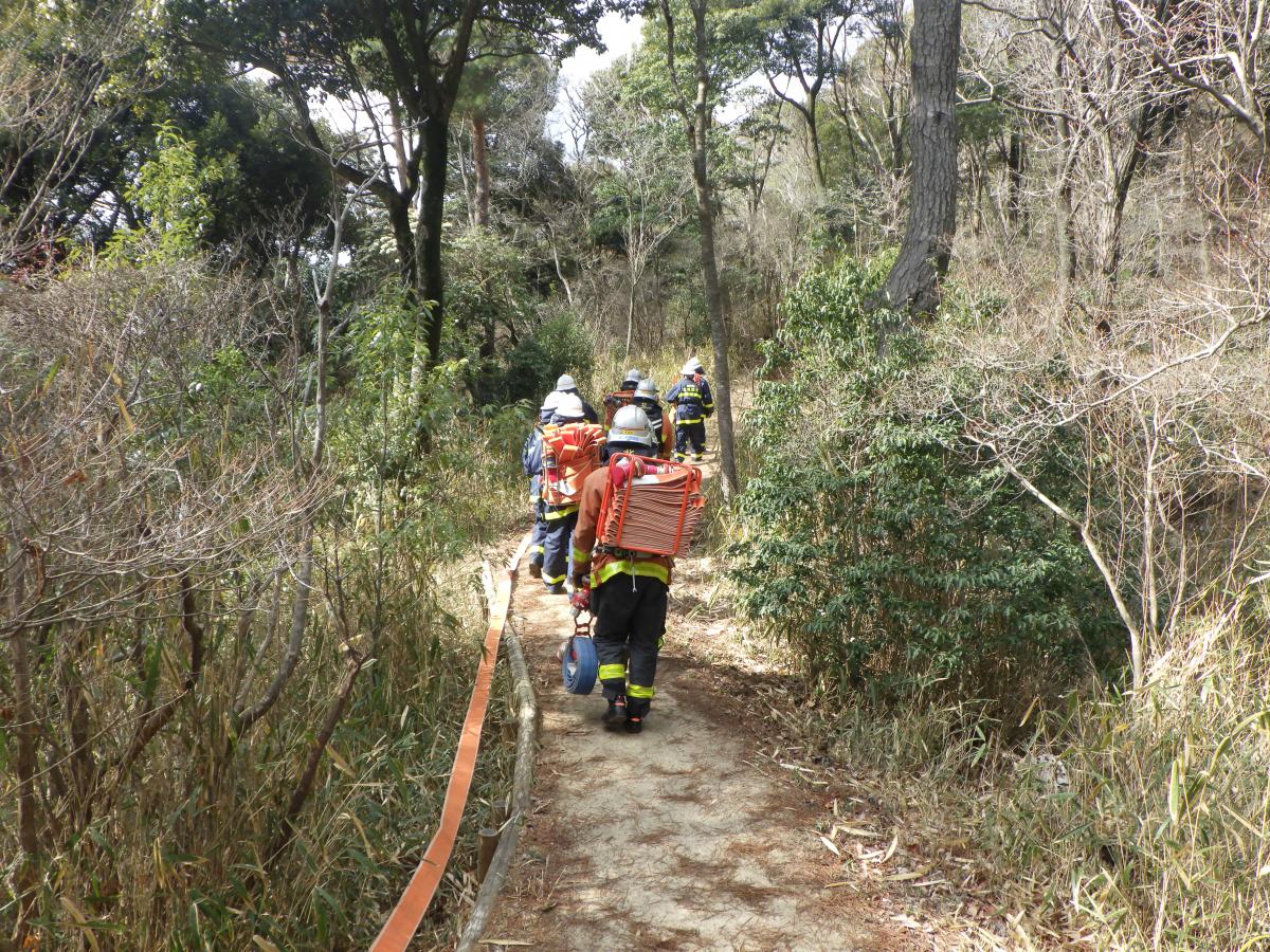 ホース延長訓練②