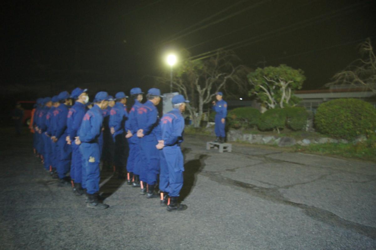 北消防団長挨拶