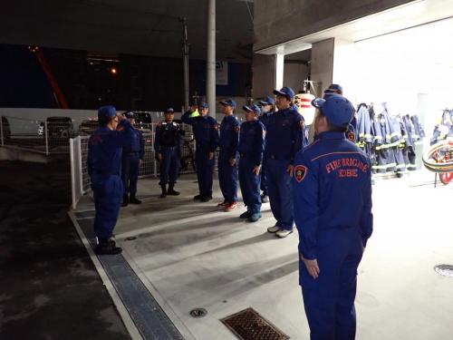 メリケン分団団長激励