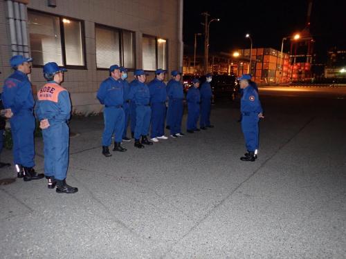 みなと分団団長激励