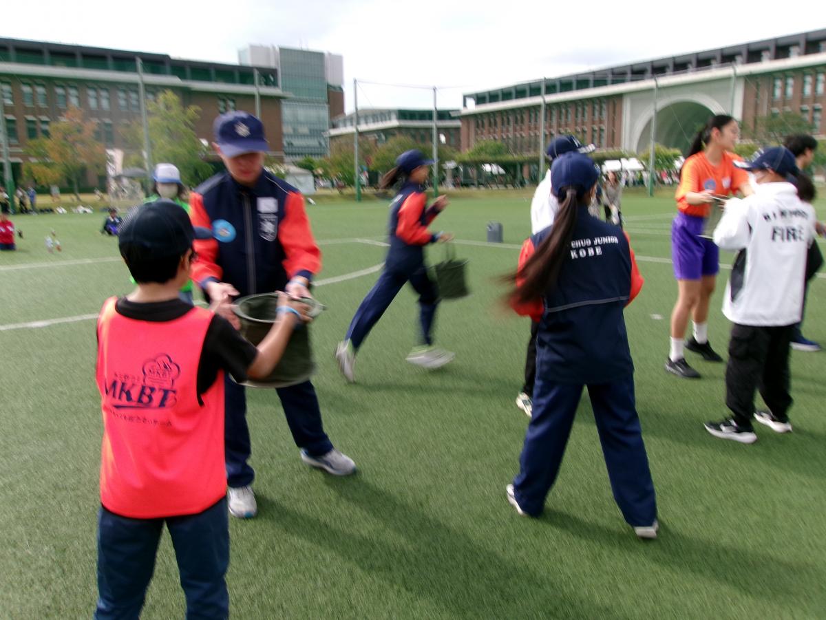 バケツリレー１