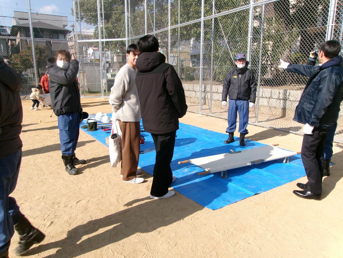 リアカー組み立て訓練