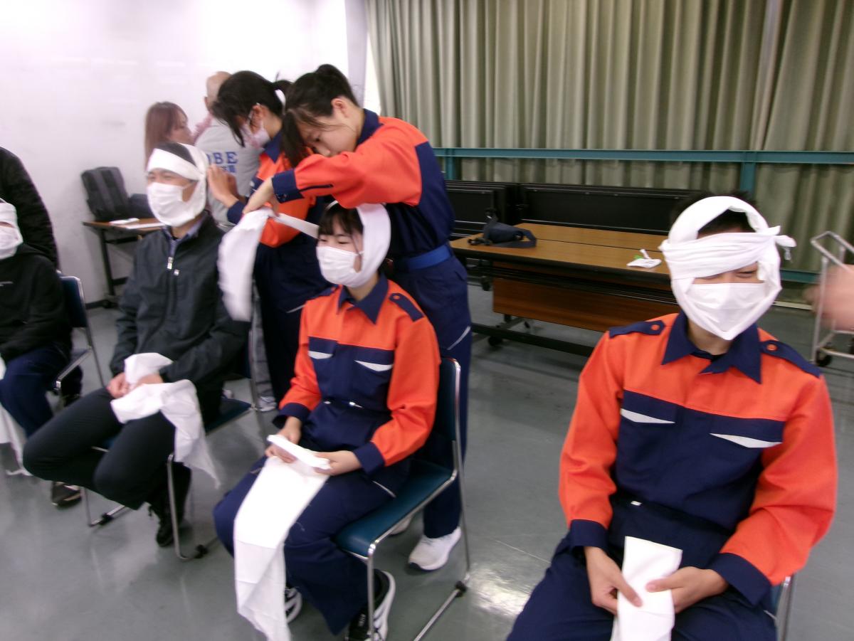 隊員同士で実践