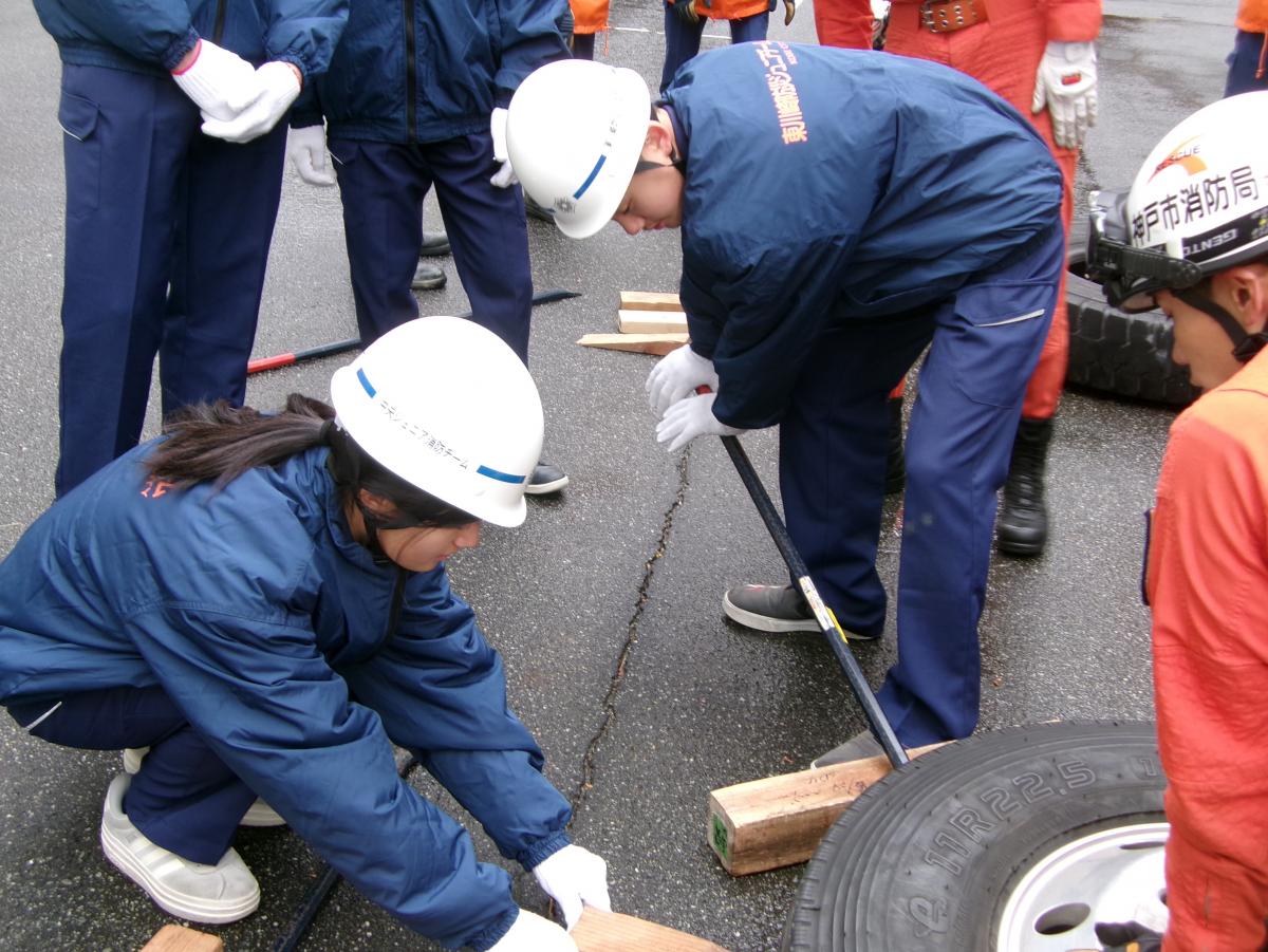 バールによる重量物挙上