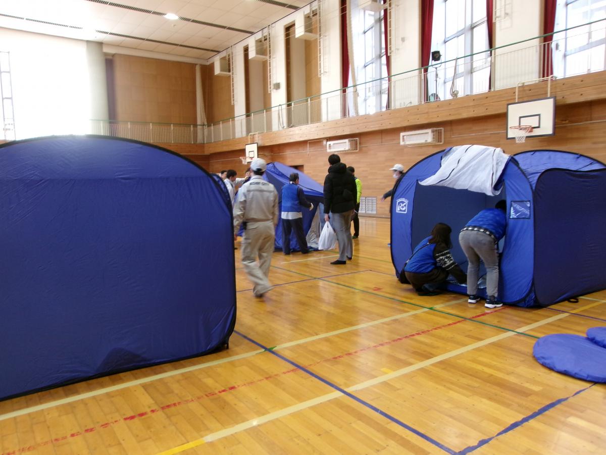 避難所開設訓練③