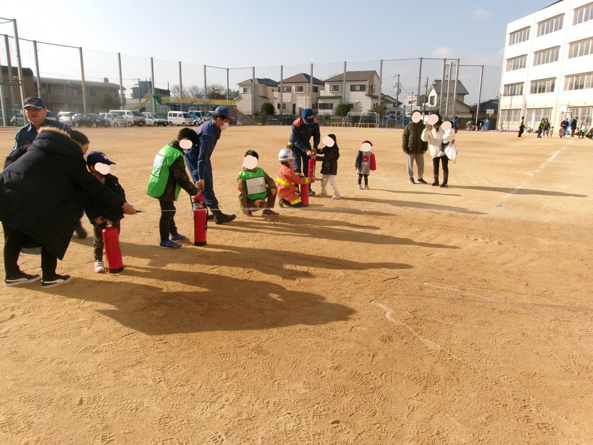 消火器使用訓練