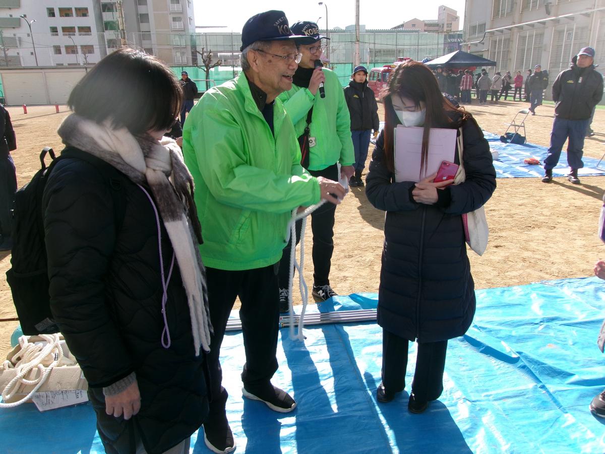 ロープ取扱い訓練