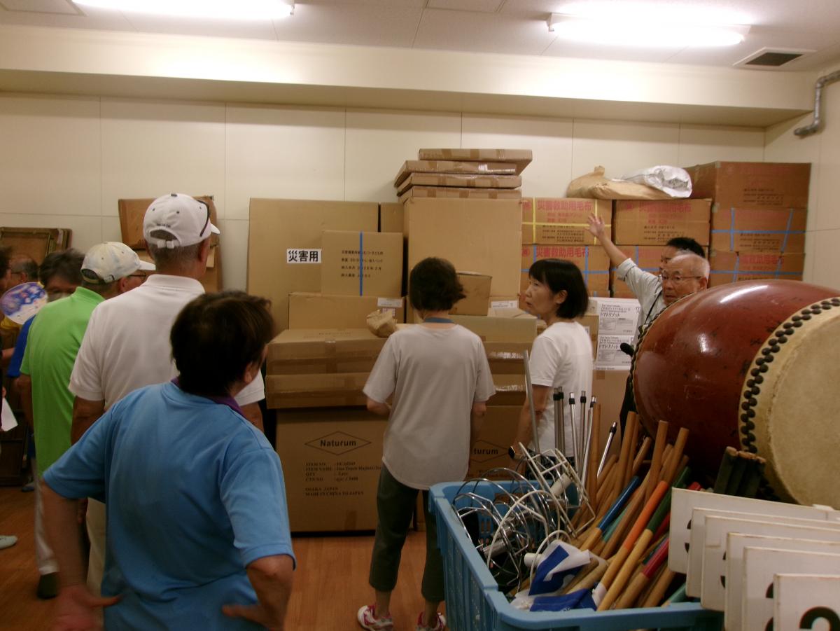 ⑤倉庫内資器材確認