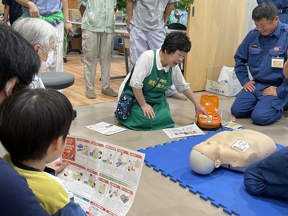 荒田防コミ救急訓練