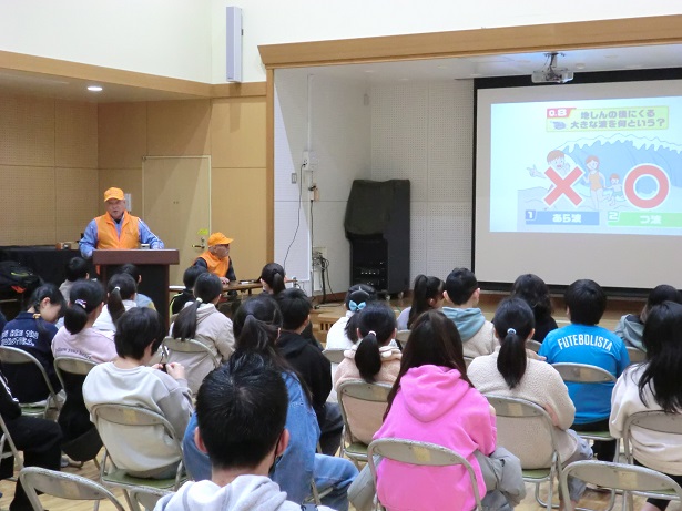 夢野の丘小学校防災学習ひよどり防コミ