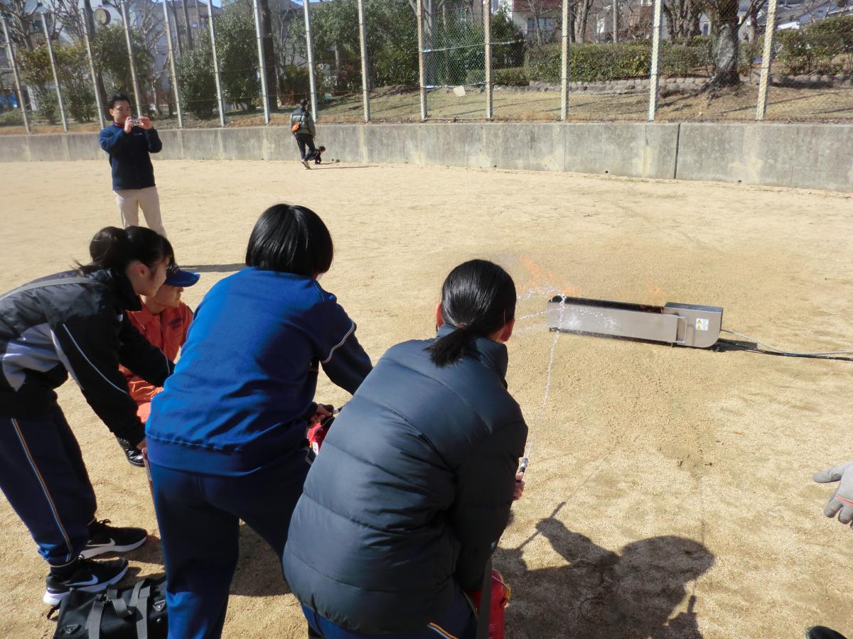 兵庫区総合防災訓練消火器訓練