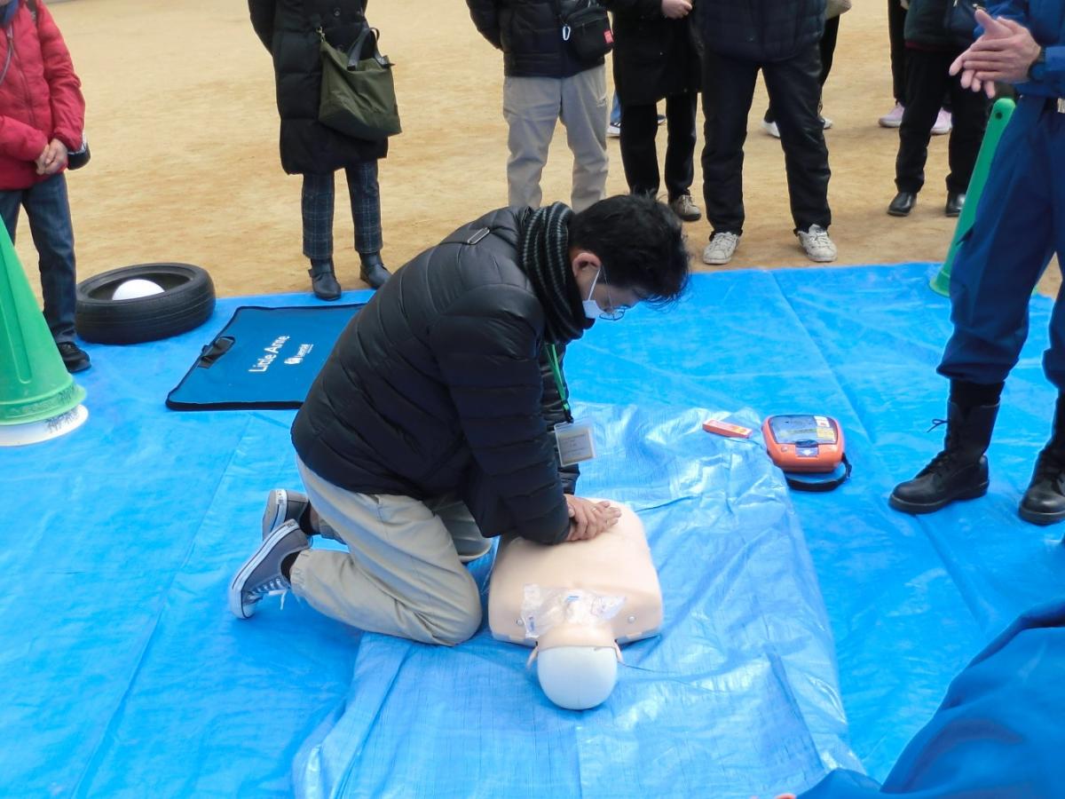 湊山総合訓練心肺蘇生