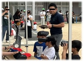 VRで災害体験
