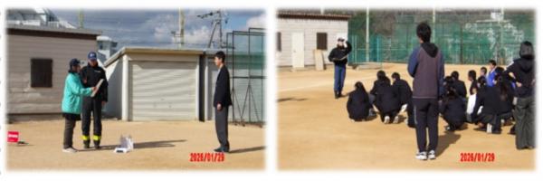 長田連合防災ジュニア任命式