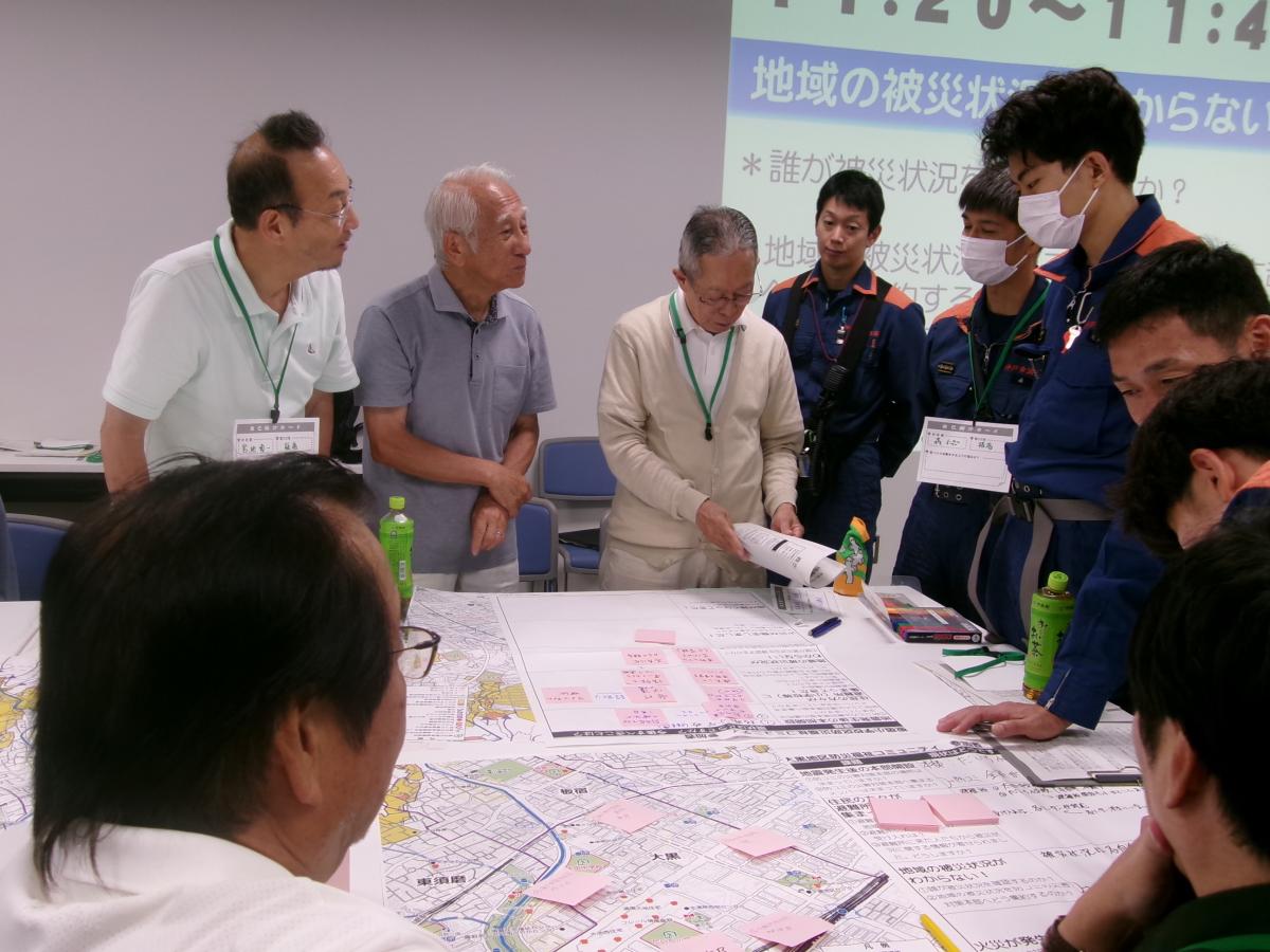 図上訓練の様子その2