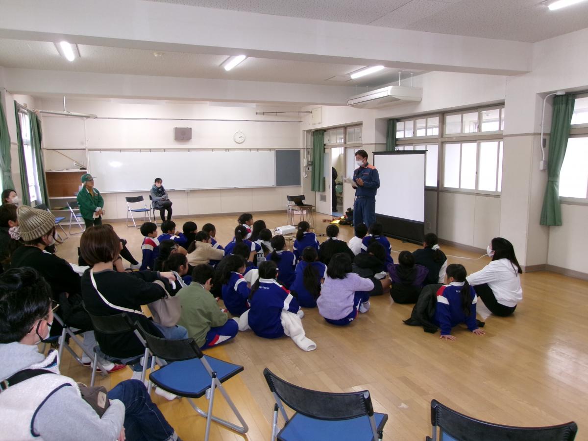 防災学習の様子