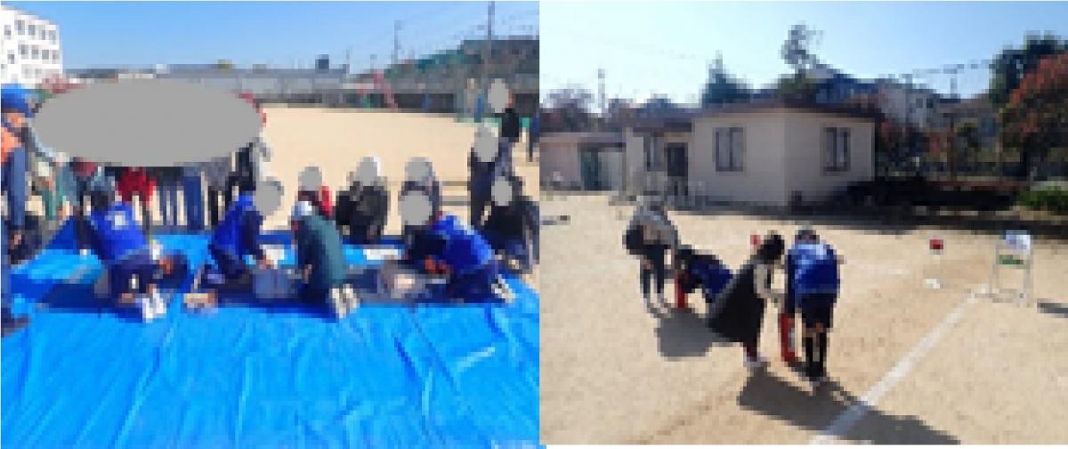 防災体験コーナー