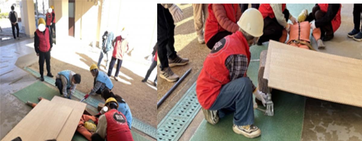 ジャッキアップ成功