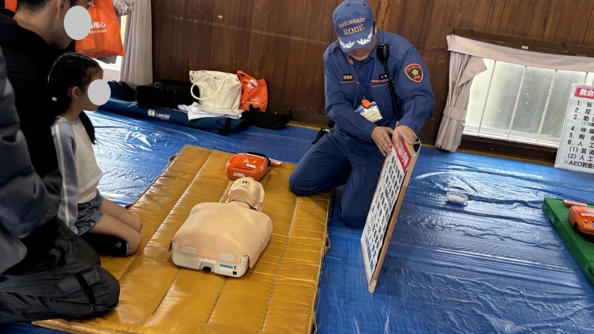 消防団のAED講習