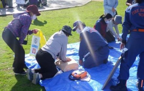 2024総合防災訓練心肺蘇生