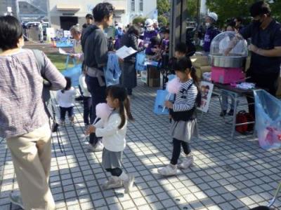 2024総合防災訓練綿菓子