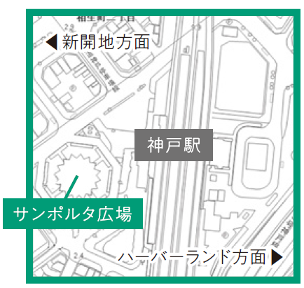 神戸駅前地図