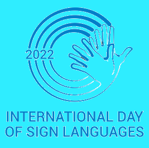 手話言語の国際デーロゴ