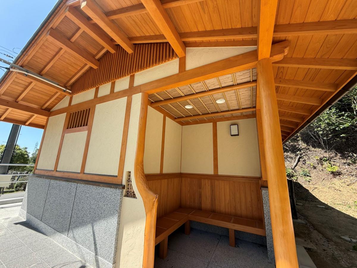 もくせい休憩所外観