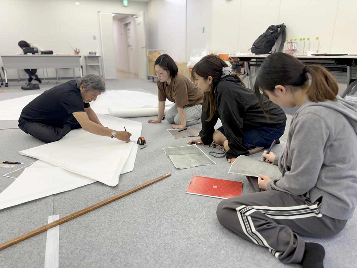 2026年度ねぷた制作ワークショップの様子1
