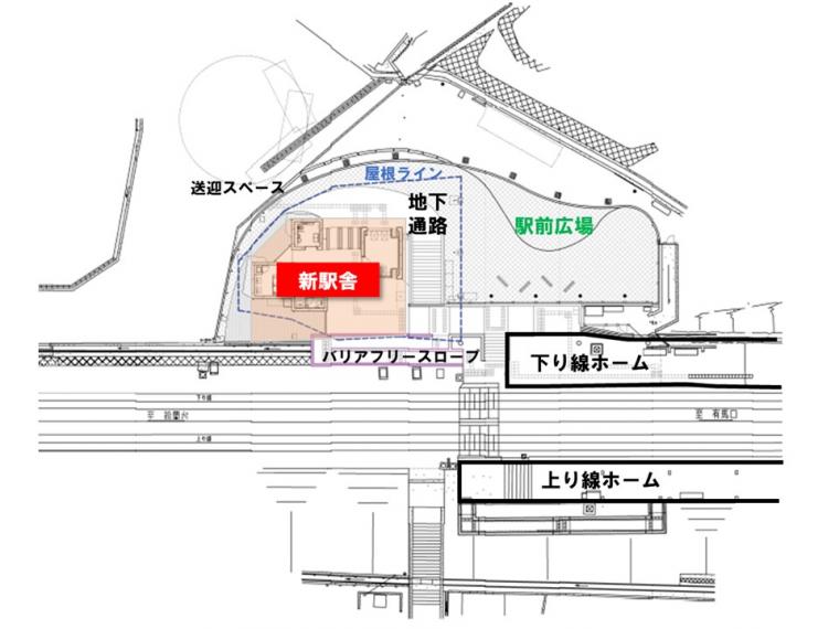 花山駅整備図