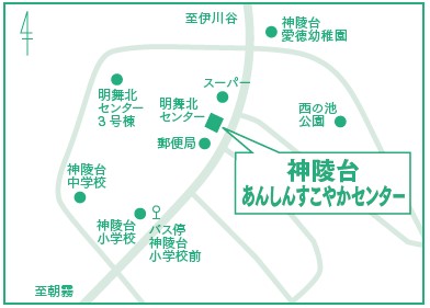 神陵台地図